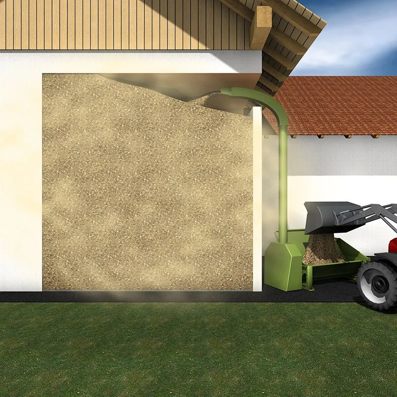 Conventional blowing system filling