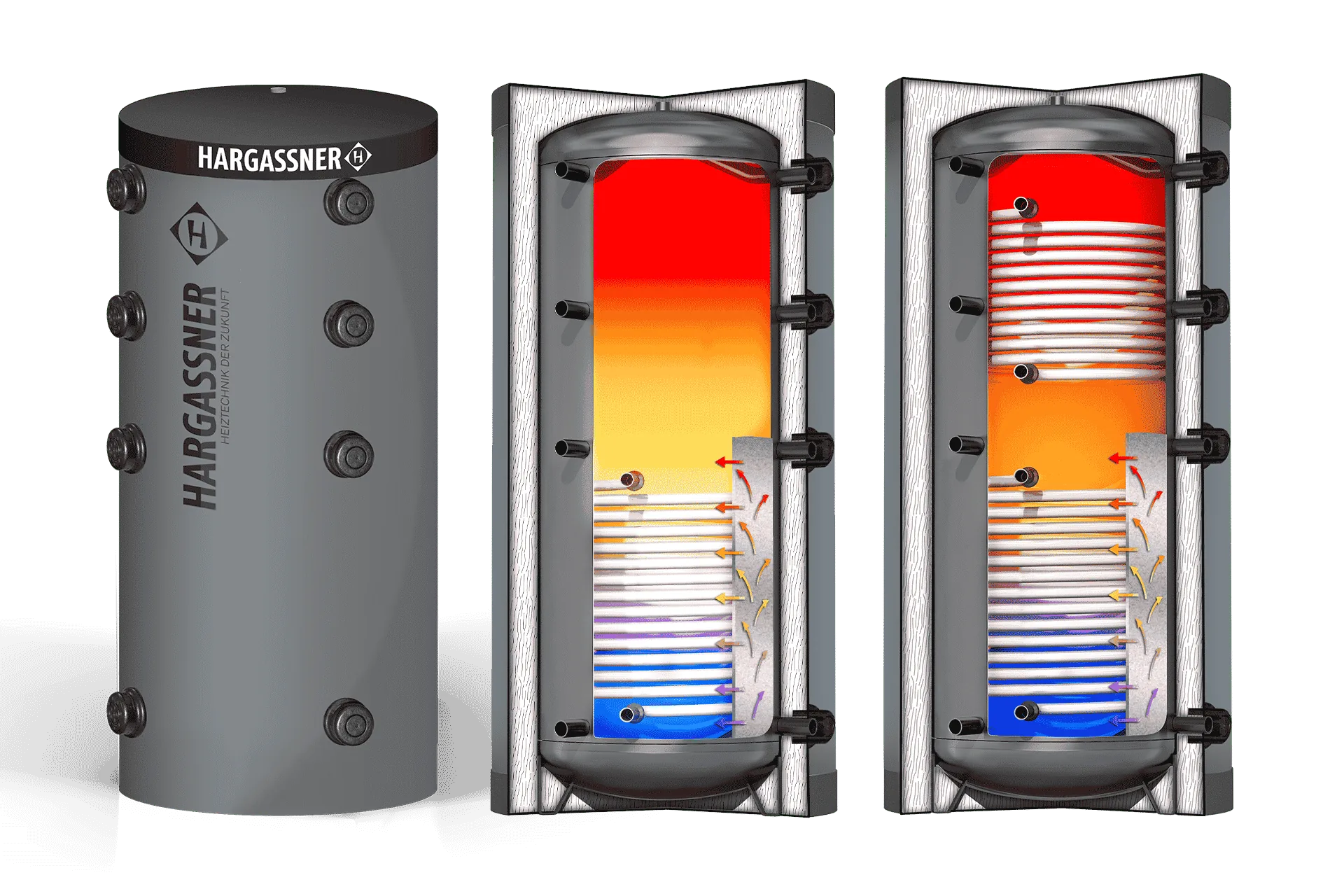Solar stratified accumulator