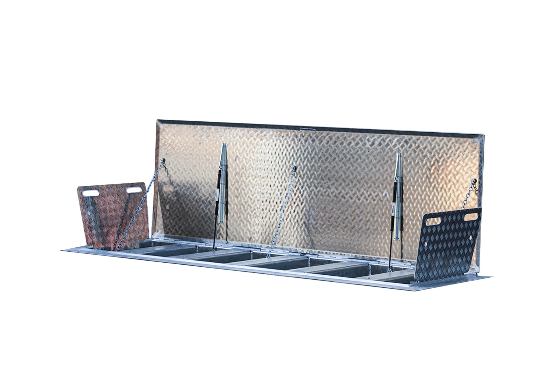 Product image bunker filling lid